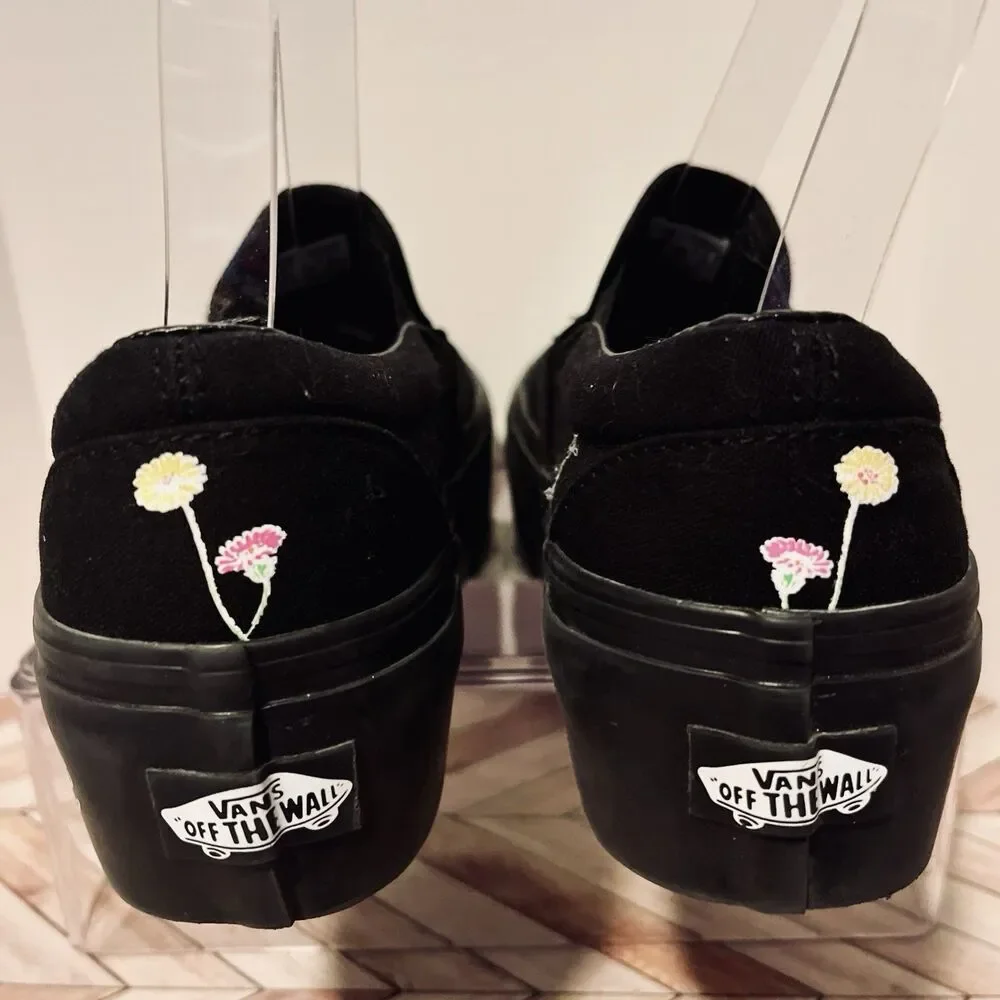 VANS Slip On Morph Blackout Platform M 4 W‎ 5.5 Awaken Desire Glows in the Dark